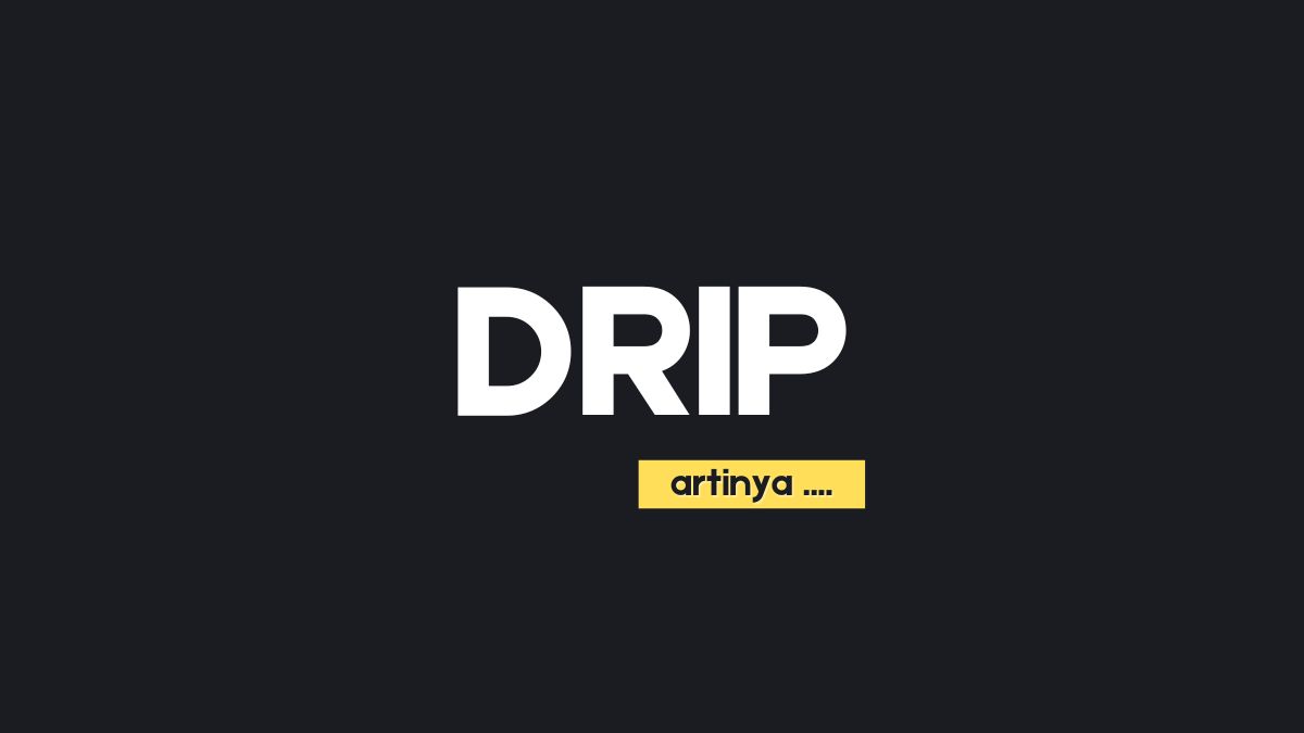 Arti Kata Drip dalam Bahasa Indonesia