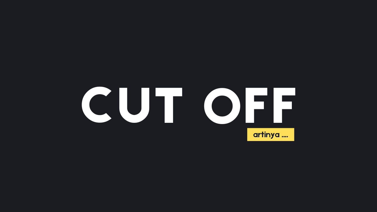 Arti kata cut off dalam bahasa Indonesia dan gaul menurut KBBI
